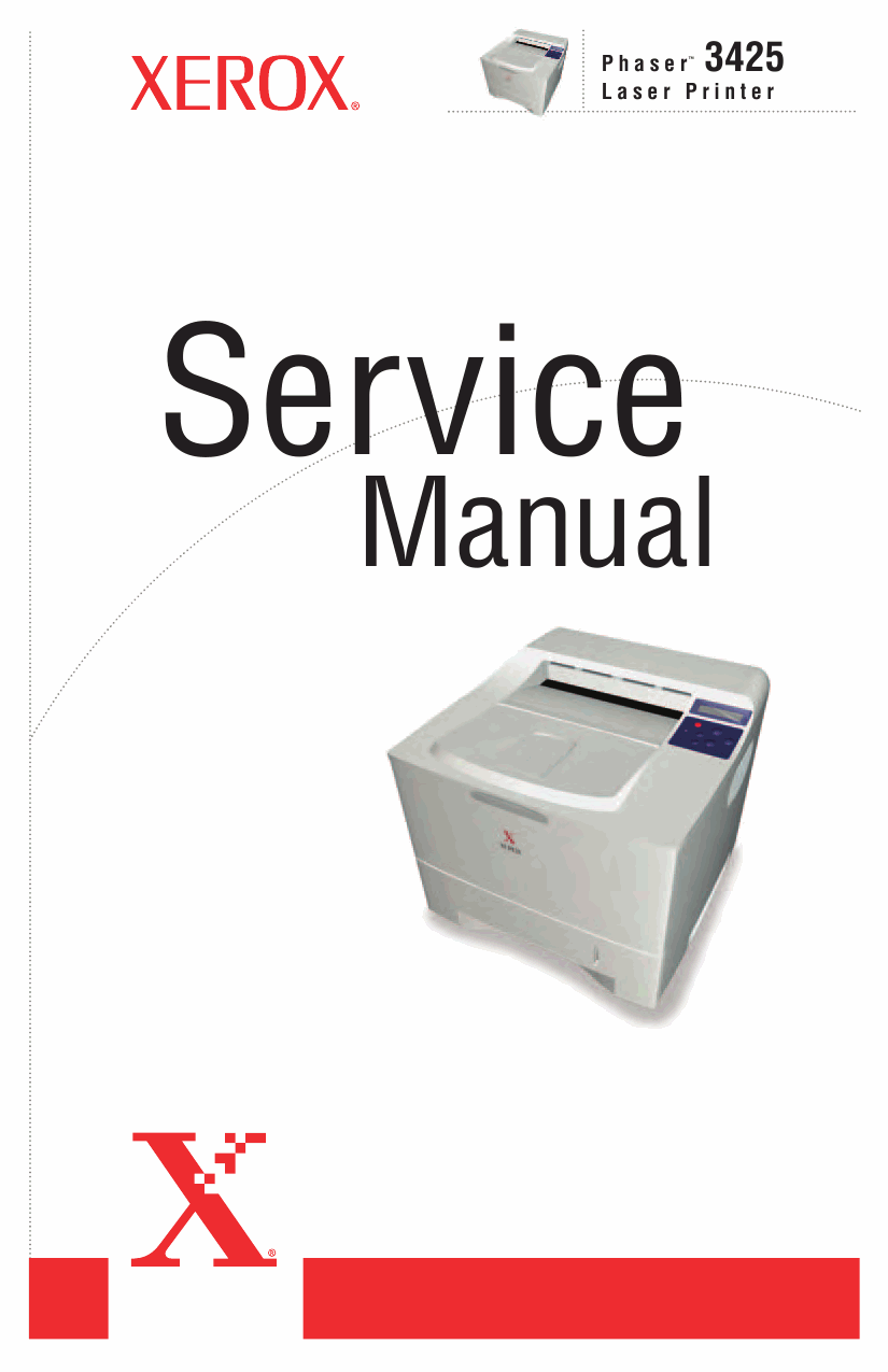 Xerox Phaser 3425 Parts List and Service Manual-1